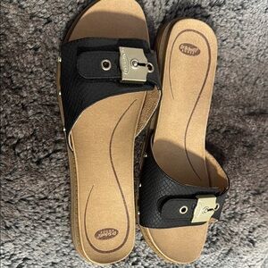 Dr. Scholl's Black Slide Sandals for Women